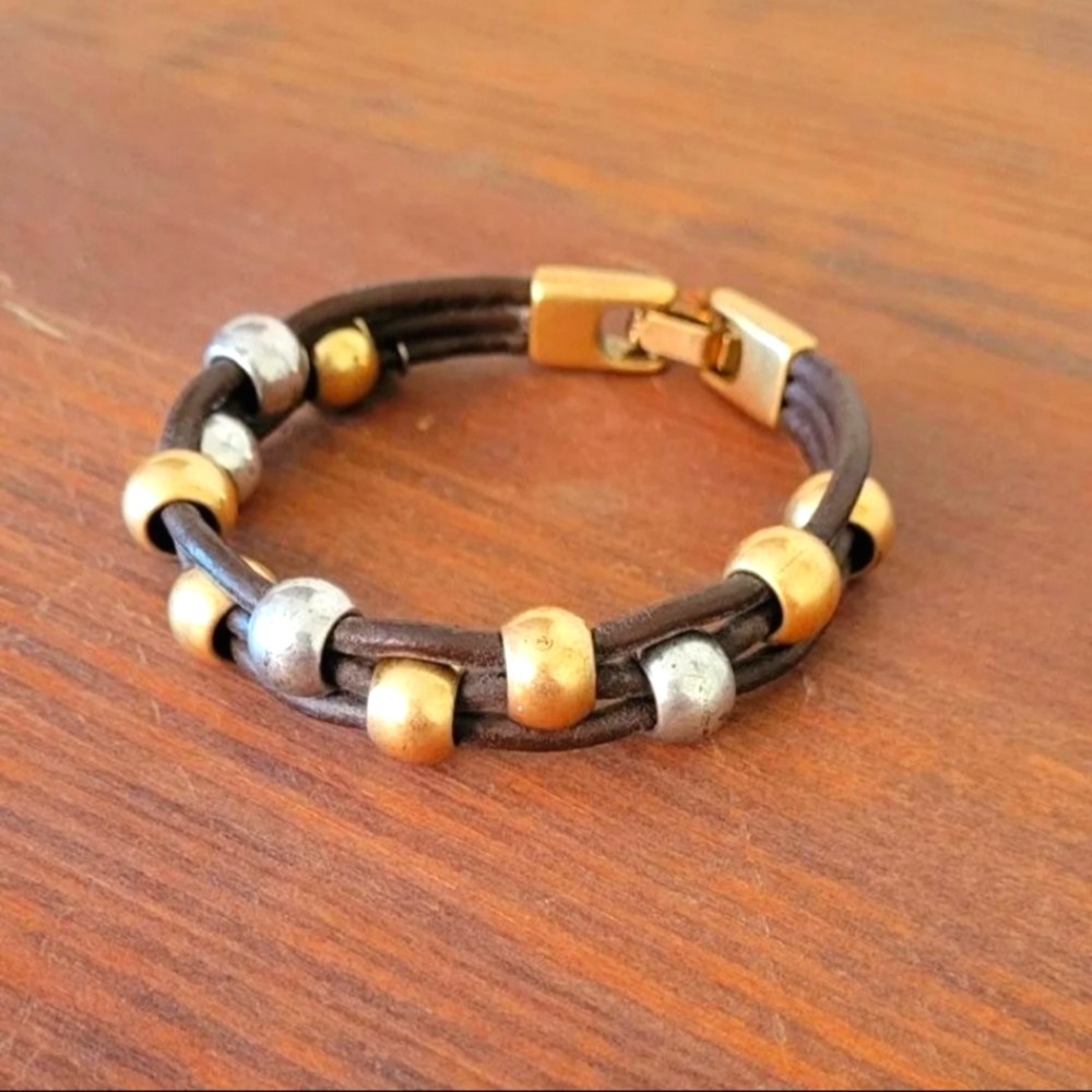Lucky Brand Boho Leather Bracelet